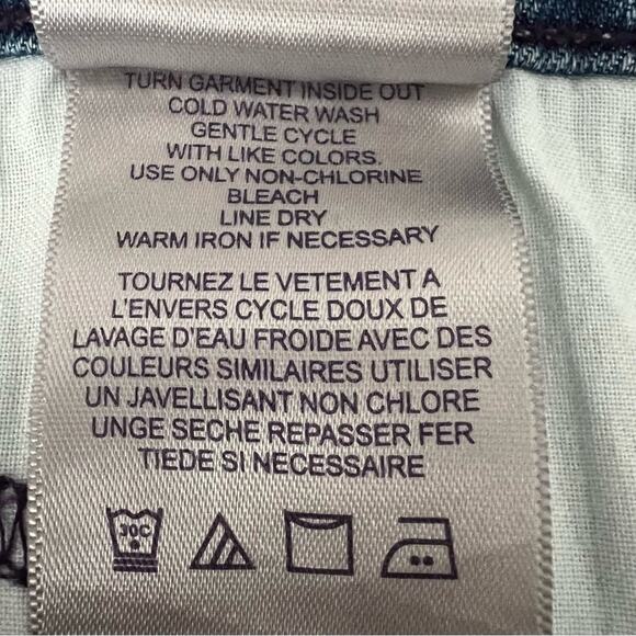 NYDJ Comfort Athleisure Plain Pocket Denim Clam Diggers Capris | Women’s Size 8 - Picture 6 of 10